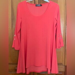 Sympli Coral Tunic Top